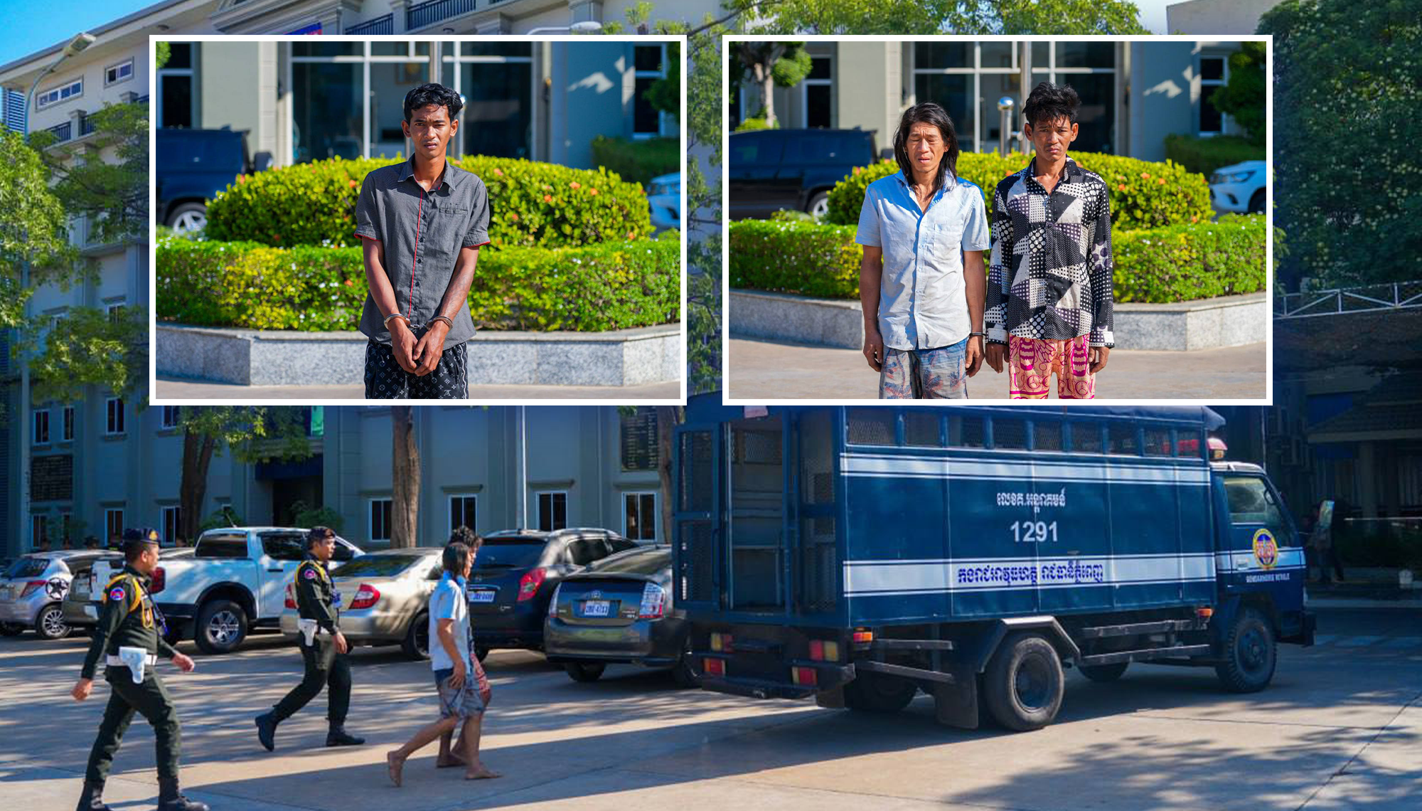 អាវុធហត្ថរាជធានីភ្នំពេញ ឃាត់ខ្លួនជនសង្ស័យ០៣នាក់ បញ្ជូនទៅតុលាការ ពាក់ព័ន្ធករណីលួច និងប្រើប្រាស់ដោយខុសច្បាប់នូវសារធាតុញៀន!