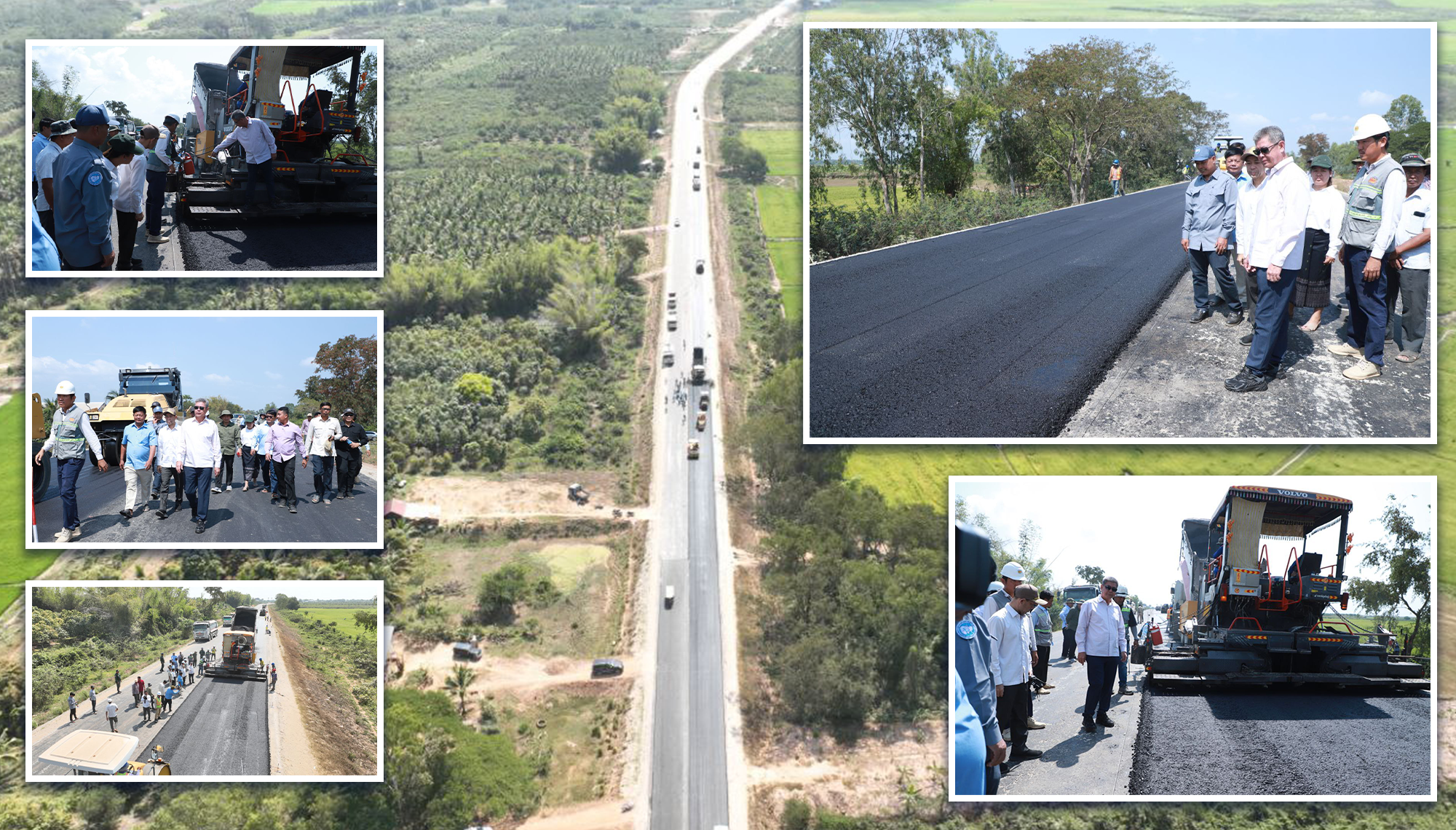 អភិបាលខេត្តកណ្ដាល បានដឹកនាំមន្ត្រីជំនាញ និងអជ្ញាធរស្រុកកោះធំ ចុះត្រួតពិនិត្យការសាងសង់ផ្លូវជាតិលេខ២៣ តភ្ជាប់ពីស្រុកកោះធំ ទៅស្រុកលើកដែក ខេត្តកណ្ដាល