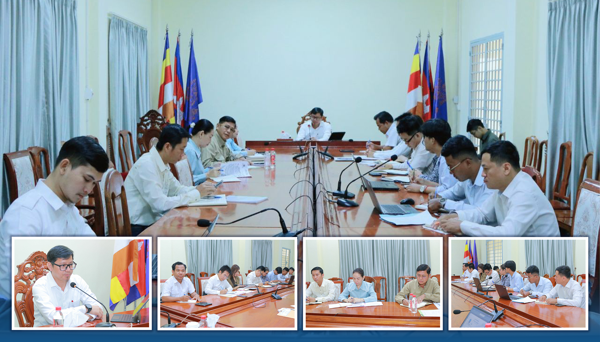 កិច្ចប្រជុំពិនិត្យ និងពិភាក្សា អំពីការកំណត់តំបន់ទីតាំងផ្សព្វផ្សាយពាណិជ្ជកម្មក្នុងភូមិសាស្ត្រខេត្តកណ្តាល