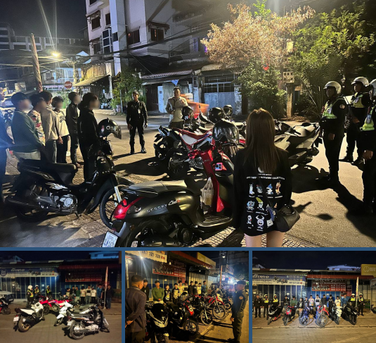 តាមរយៈលេខទូរស័ព្ទបន្ទាន់ ១២៩១ អាវុធហត្ថរាជធានីភ្នំពេញទទួលដំណឹង ករណីក្មេងៗមួយក្រុមបាន​​​ប្រមូលផ្ដុំគ្នាបម្រុងនឹងធ្វើសកម្មភាពបង្ហោះម៉ូតូ និងបង្កជាសម្លេងរំខានដល់ពួកគាត់នៅចំណុចផ្លូវ ១៤១ កែង ២៤២ ភូមិ ១១ សង្កាត់វាលវង់ ខណ្ឌ៧មករា