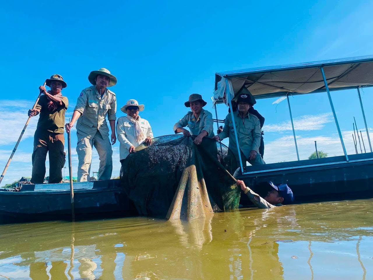ខណ្ឌរដ្ឋបាលជលផលកំពង់ចាម បន្តចុះបង្ក្រាបបទល្មើសជលផល នារដូវបិទនេសាទ